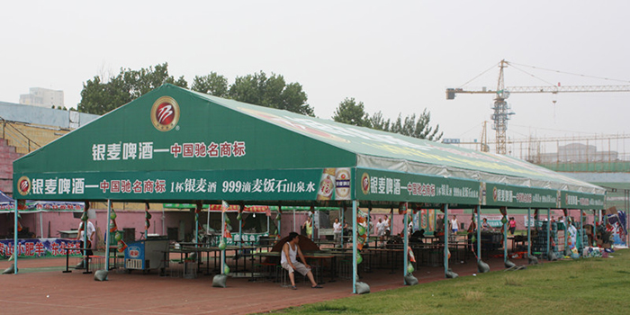 济南市区特色餐厅安装法式篷